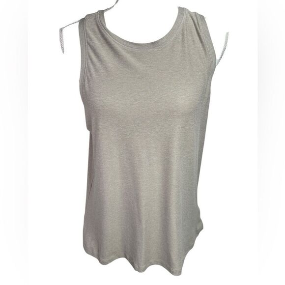 Jockey Women's Crew Neck Tank Size Medium light mocha Sleeveless Top - Picture 1 of 10
